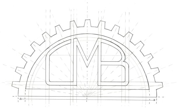 Logo Bonsegna disegno tecnico CMB
