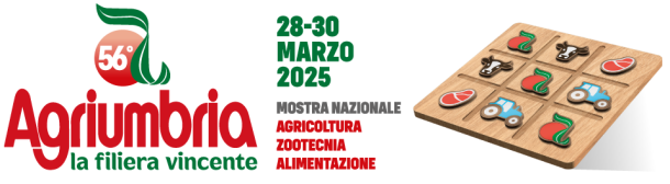 Locandina Agriumbria dal 28 al 30 marzo 2025